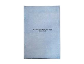 Sutarčių registravimo žurnalas, A4 (48)  0720-038