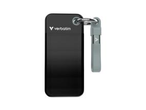 Verbatim 32190 Pocket SSD Drive 1TB, USB-C 3.2 Gen 2, M.2, up to 1000MB/s, Black/Grey