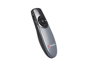 Verbatim 32365 Focus Wireless Presenter with Red Laser Pointer, Grey/Black