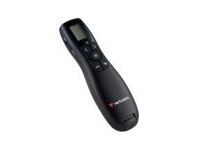 Verbatim 32364 Keynote Wireless Presenter with LCD Display and Red Laser Pointer, Black