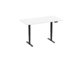 Adjustable Height Table Up Up Bjorn II Black, Table top L White
