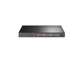 TP-Link TL-SL1226P 24-Port 10/100Mbps + 2-Port Gigabit Unmanaged PoE+ Switch