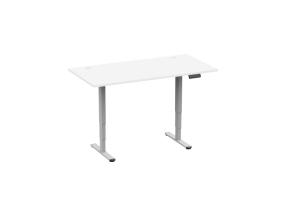 Adjustable Height Table Up Up Bjorn II Gray, Table top L White
