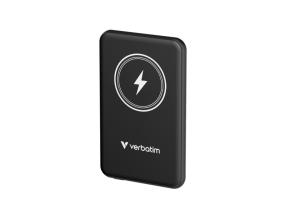 Verbatim 32240 Charge 'n' Go Magnetic Wireless Power Bank 5000mAh, Black