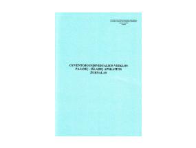 Gyventojų individualios veiklos pajamų-išlaidų apskaitos žurnalas, A4 (24)  0720-064