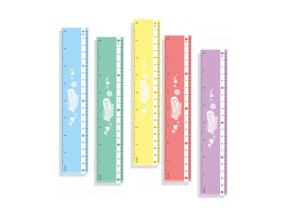 Colorino Pastel Rulers 20 cm