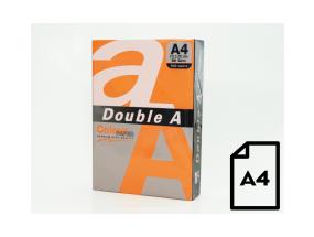 Colour paper Double A, 80g, A4, 500 sheets, Lemon
