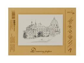 Drawing and sketching paper SMLT A4, 160 g/m2, 20 sheets, glued