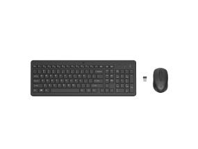 HP 330 Combo Wireless Keyboard + Mouse RF Wireless, US Int, Black