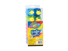 Colorino Kids Finger paints 10 colours
