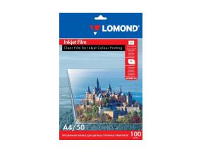 Lomond PET Film for inkjet printers Clear A4, 50 sheets