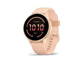 Garmin Vivoactive 6 Smart Watch 30.4 Metallic Pink Dawn with Pink Dawn Band