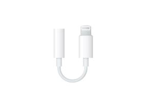 Apple Lightning to 3.5 mm Headphone Jack Adapter, White