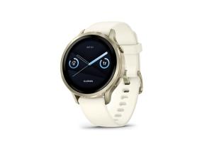 Garmin Venu 4 Smart Watch 41 mm Lunar Gold / Bone Silicone Band