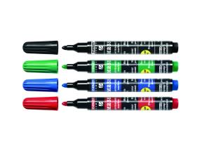 STANGER permanent MARKER M235, 1-3 mm, Set 4 colours 712012
