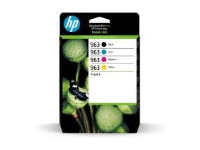 HP 963 4-pack (6ZC70AE) Ink Cartridge Multipack, BK/C/M/Y