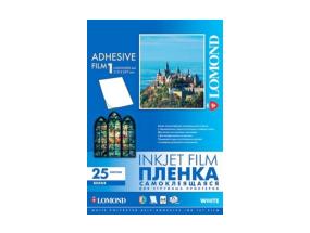 Lomond PET Inkjet Film Self Adhesive White A4, 25 sheets