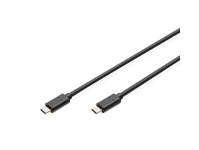 Digitus AK-300138-030-S USB-C Cable, USB-C 2.0 Male į USB-C 2.0 Male, 3 m, Black