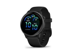 Garmin Vivoactive 6 Smart Watch 30.4 mm Slate with Black Band