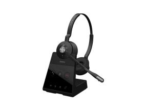 Jabra Engage 65 SE Stereo Wireless Headset, Charging Stand, Black