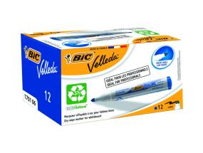 BIC whiteboard marker VELL 1701, 1-5 mm, blue, Box 12 pcs. 525826