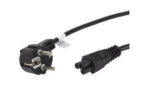 Lanberg CA-C5CA-11CC-0018-BK Power Cable Euro CEE 7/7 to C5 1.8M, Black