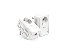 TP-Link TL-PA7017P KIT AV1000 Gigabit Passthrough Powerline Starter Kit Ethernet Adapter Kit