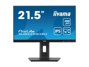 iiyama ProLite XUB2293HSU-B7 Monitor 21.5'' IPS FHD 1920x1080, 1 ms, 300 cd/m2, 100 Hz, Black
