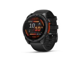 Garmin Fenix 8 Smart Watch 47 mm AMOLED Slate Gray with Black Silicone Band