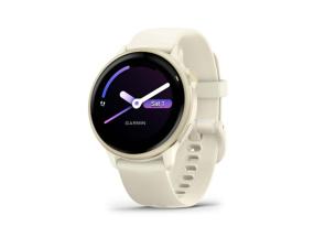 Garmin Vivoactive 6 Smart Watch 30.4 mm Lunar Gold with Bone Band