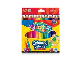 Colorino Kids Hexagonal coloured pencils 24 colours