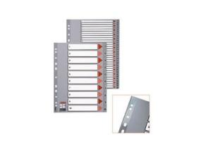 Divider Esselte PP, A4, numbers 1-12, plastic
