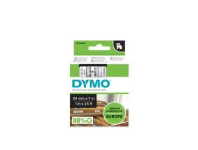DYMO D1 Standard 53713 (S0720930) Label Tape, 24mm x 7m, Black on White