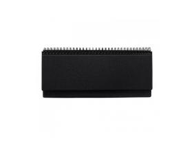 Horizontal table calendar Memo PVC 2026m. Black