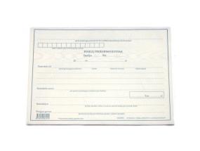 Pinigų priėmimo kvitas, be Nr., A5, 2x50  0720-059