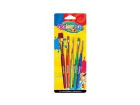 Colorino Kids Acrylic paint brushes 5 pcs