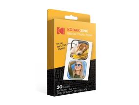 Kodak ZINK 2x3'' 50x76 mm 30 Sheets Pre-Cut Sticker Photo Paper