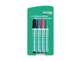 STANGER whiteboard MARKER BM240 1-3 mm, set 4-er 002510