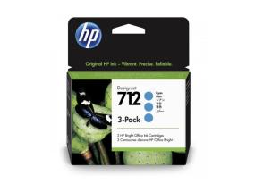 HP Ink No.712 Cyan tri-pack (3ED77A)
