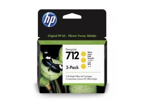 HP Ink No.712 Yellow tri-pack (3ED79A)