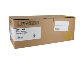 Ricoh SP C220E (407643) (406106) (406055) (406768) Toner Cartridge, Yellow