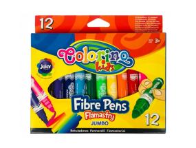 Colorrino Kids JUMBO Round tip markers 12 colours