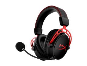 HyperX Cloud Alpha Wireless Gaming Headset, Black-Red
