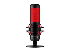 HyperX QuadCast Microphone USB Mini-B, 3.5mm jack, Red Lighting, Black