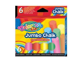 Colorino Kids JUMBO Coloured chalk 6 colours