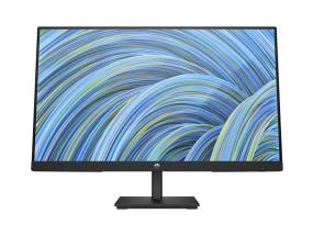 HP V24v G5 Monitor 23.8'' VA FHD 1920x1080, 5 ms, 250 cd/m2, 75 Hz, Juoda