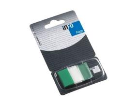 Paper-index  Global Notes, 25x43mm, green, Plastic (1x50)  0718-204