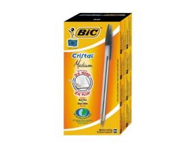 Bic Ball pen Cristal Black, Box 50 pcs. 847897