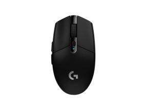 Logitech G305 Lightspeed Wireless Gaming Mouse, RF Wireless + Bluetooth, 12000 DPI, Black