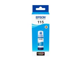 Epson 115 EcoTank (C13T07D24A) Ink Refill Bottle, Cyan